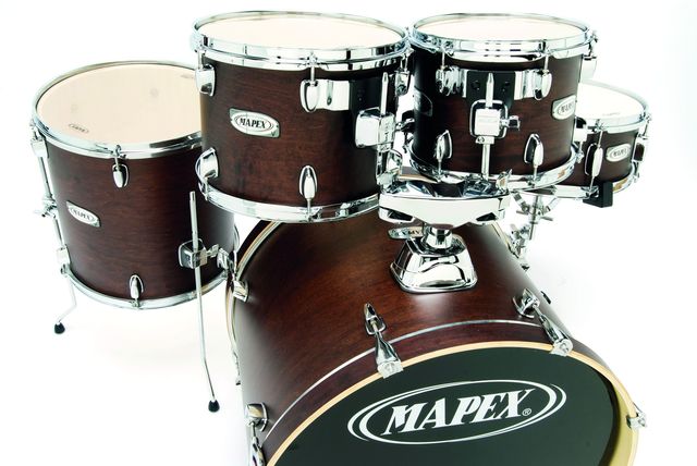 blank The drums are all constructed with basswood shells.